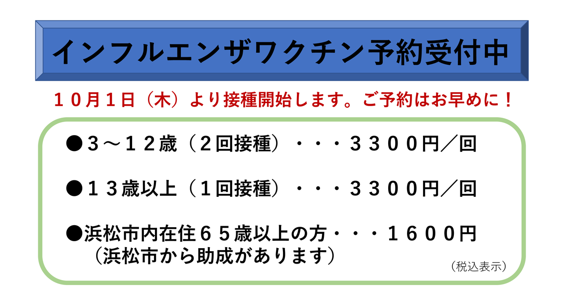 インフルエンザ 予防 接種 2020